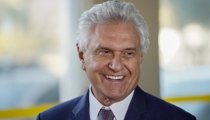 Ronaldo Caiado durante anúncio como pré-candidato à Presidência pelo PSD