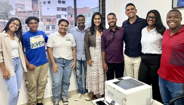Visita técnica da Coordenação Estadual de Juventude à Secretaria de Juventude durante apresentação de programas