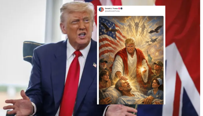 Trump apaga imagem polêmica e gera reação entre cristãos e aliados conservadores
