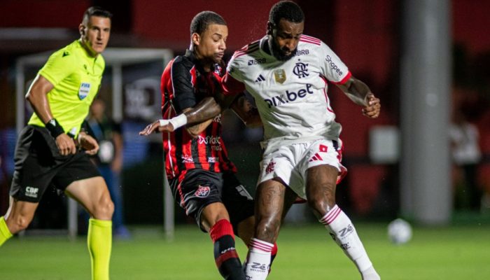 Vitória perde para o Flamengo e segue sem pontuar no Brasileirão