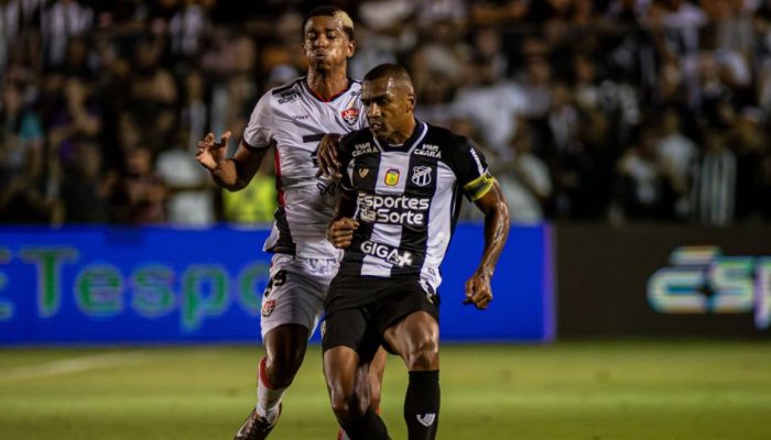 Fora de casa, Vitória perde para o Ceará e volta à zona de rebaixamento do Brasileirão